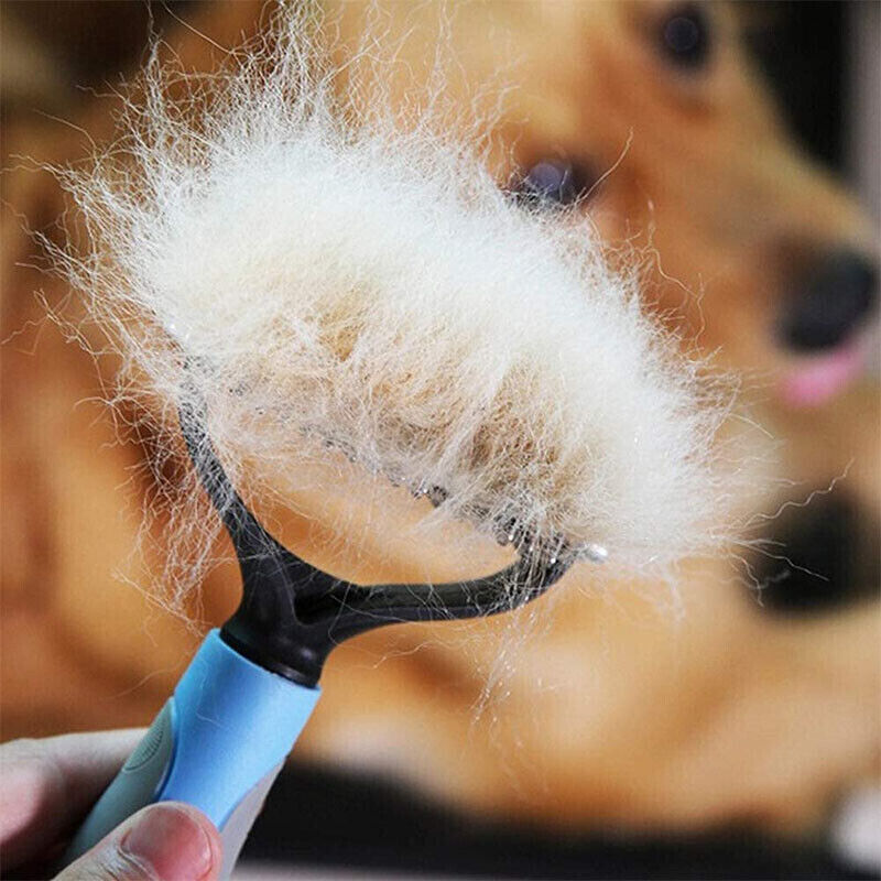 2-in-1 Pet Grooming Brush for Easy Shedding Control