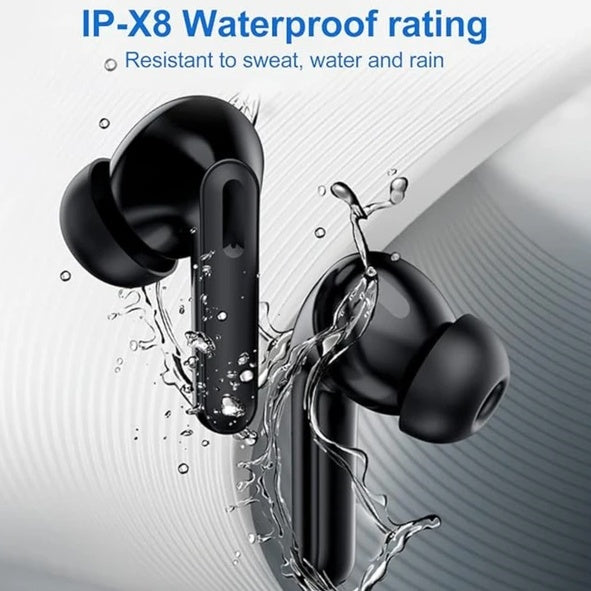 Wireless Bluetooth Earbuds 5.3 with Noise Cancelling & Waterproof