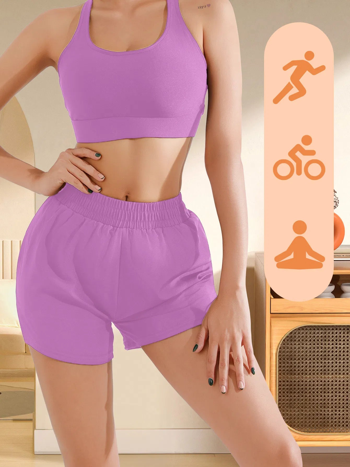 Breathable 2-in-1 Fitness Shorts for Confident Summer Moves