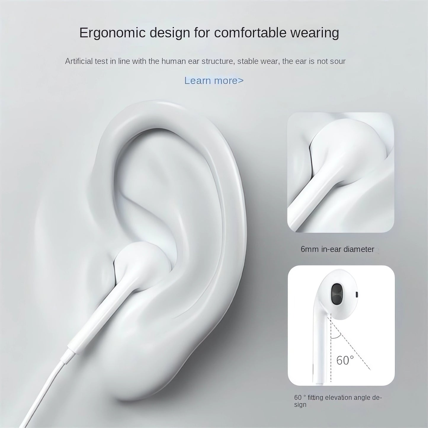 Lightning In-Ear Headphones for Clear Sound and Easy Control