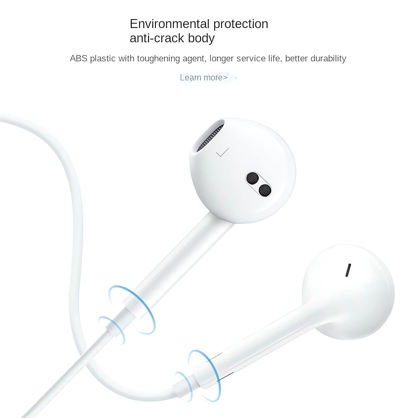 Lightning In-Ear Headphones for Clear Sound and Easy Control