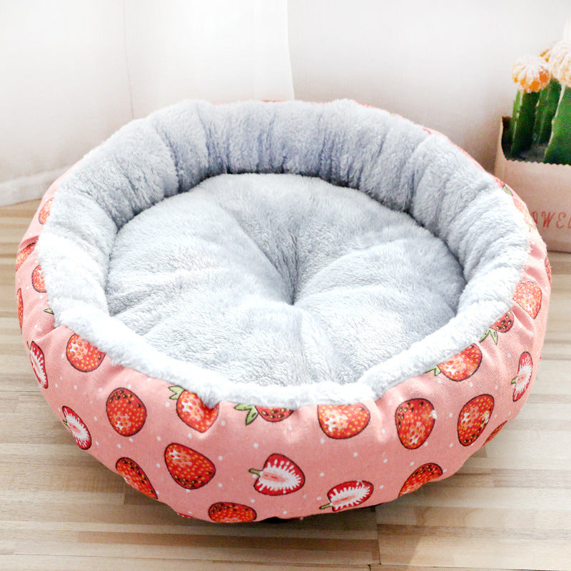 Soft Padded Cat & Dog Bed for Cozy Comfort