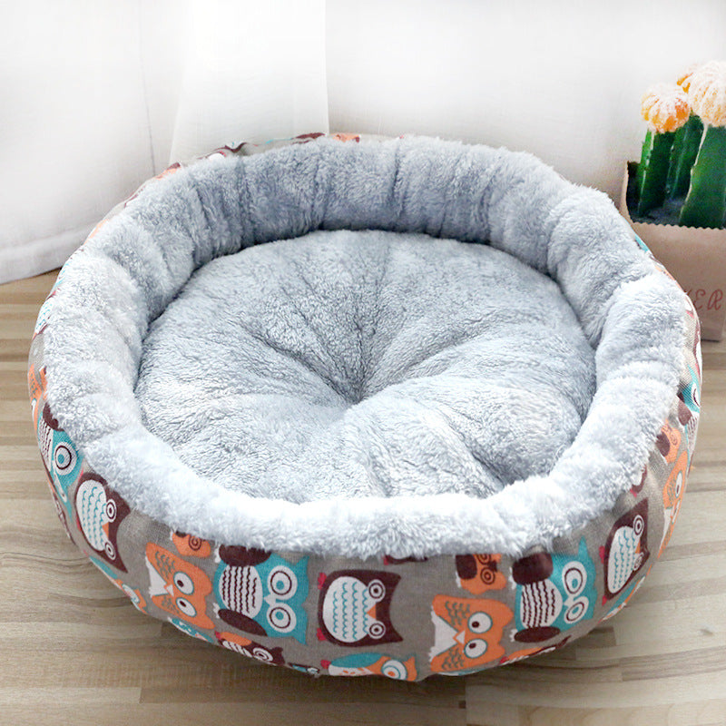 Soft Padded Cat & Dog Bed for Cozy Comfort